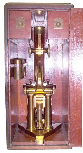 Boston Optical Works, Tolles Serial No. 15. The B Model Microscope in case